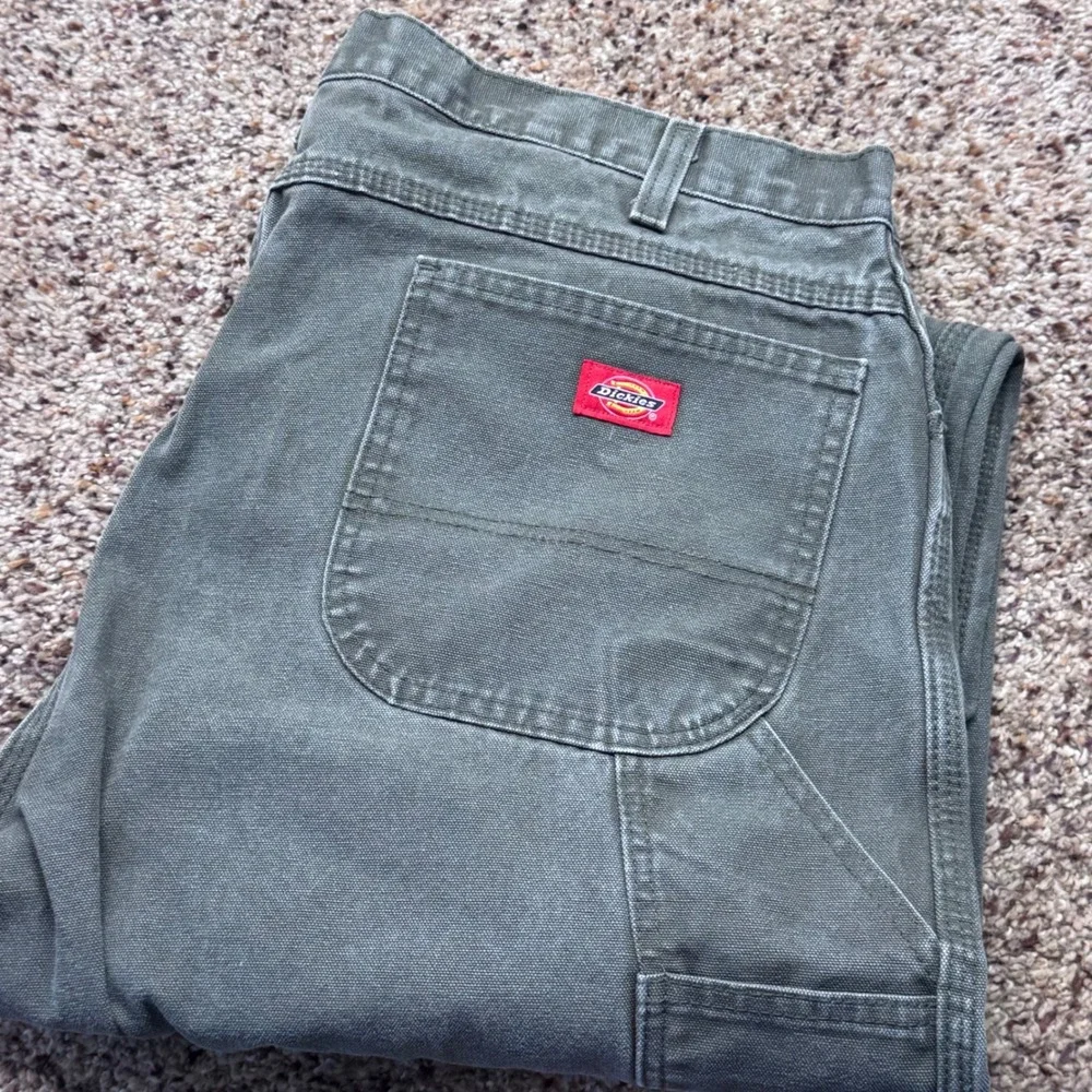 Dickies Carpenter Pants‎ Dark Green Mens 40x30 Work Utility Relaxed Fit
